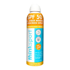 Thinksport Kid Clr Zinc Sunscrn Spray SPF50 177ml