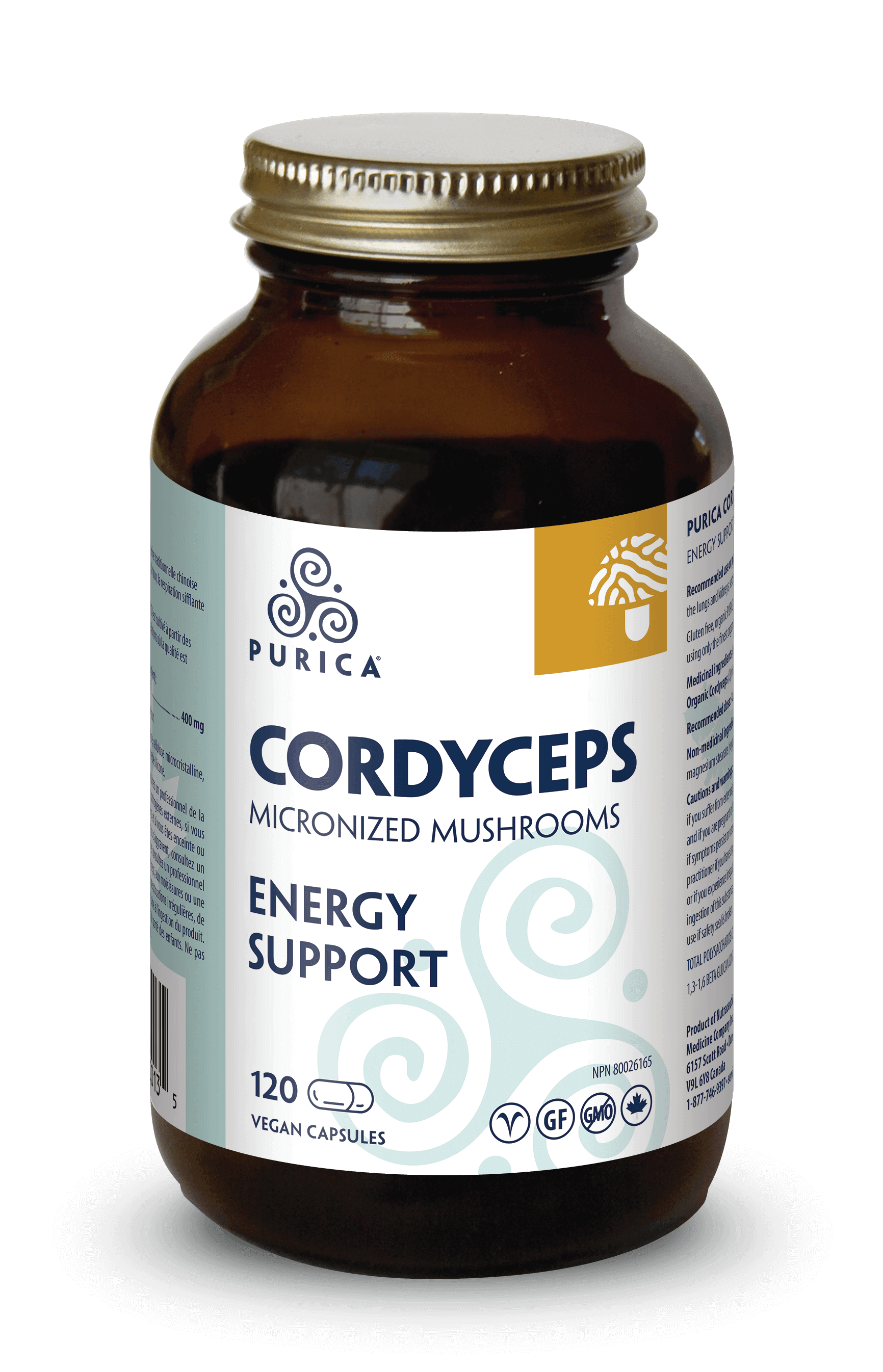 Purica Cordyceps 120 Vegan Capsules