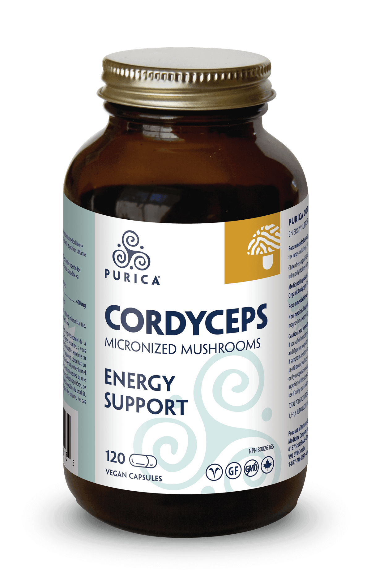 Purica Cordyceps 120 Vegan Capsules