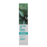 Desert Essence Tea Tree Oil Toothpaste with Neem Wintergreen Flavour 176g - Nature's Source Inc