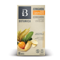 Botanica Ashwagandha Liquid Phytocaps Certified Organic 60c