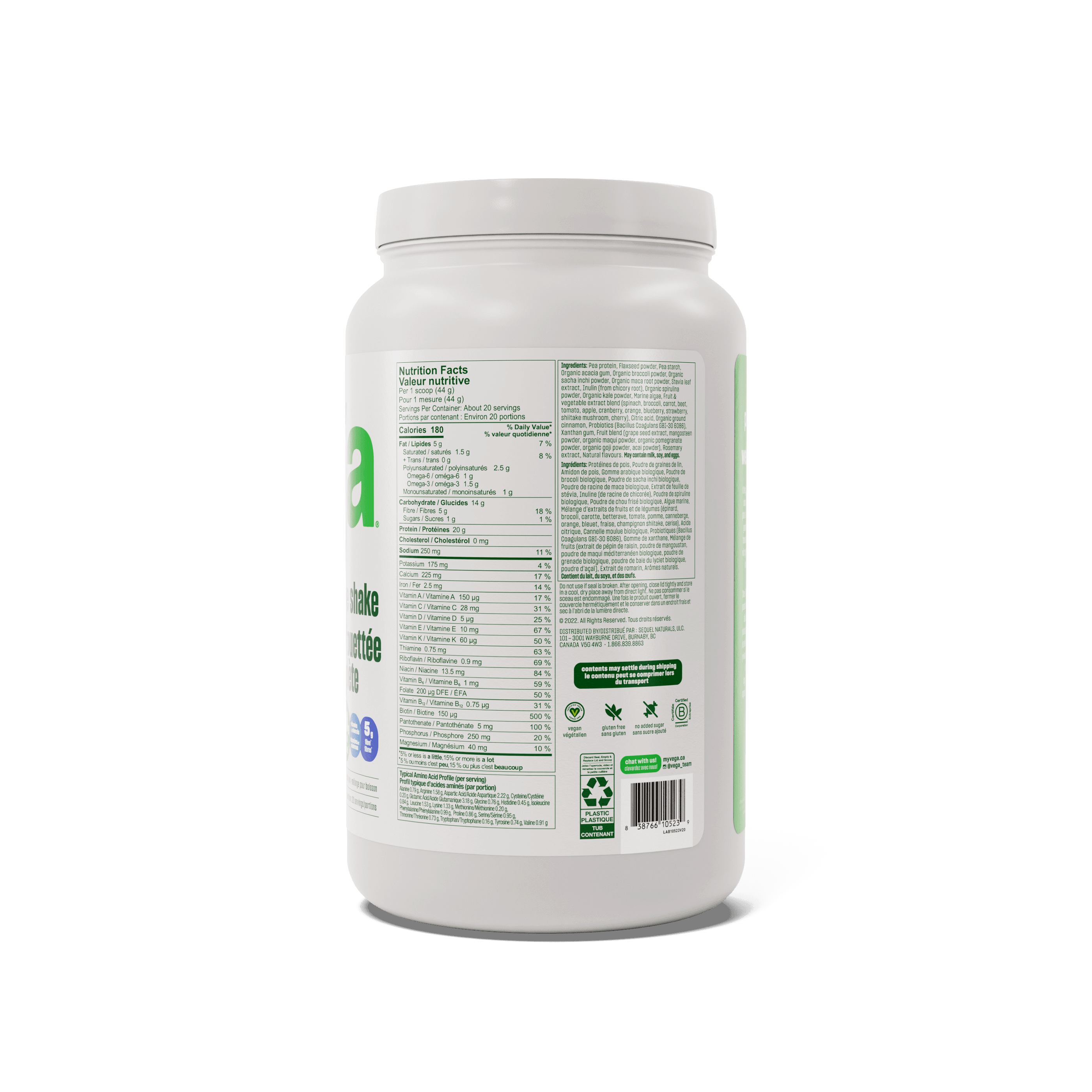 Shop for Vega One Protein Vanilla Chai, 874g