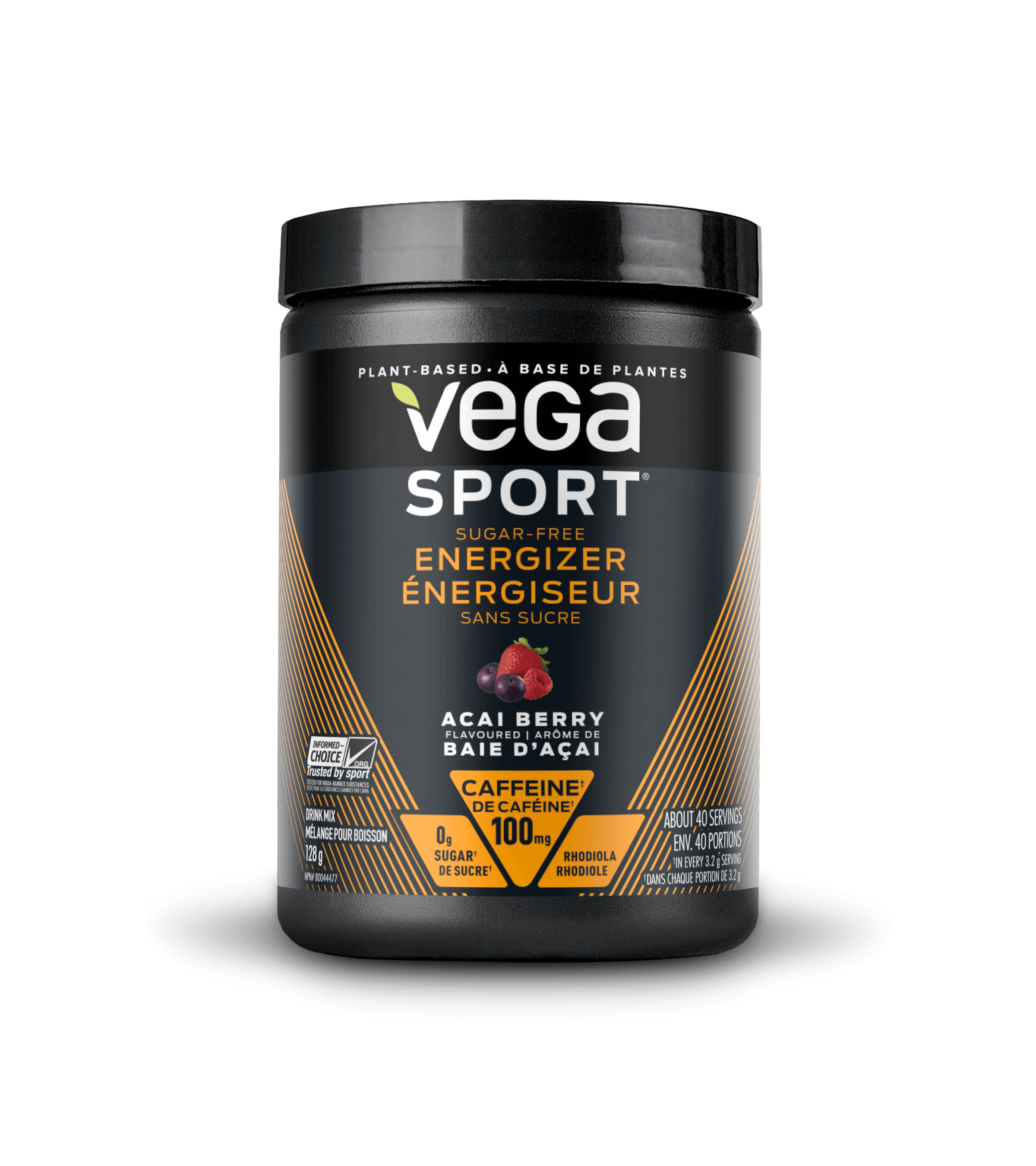 Vega Sport Sugarfree Energizer Acai Berry 128g