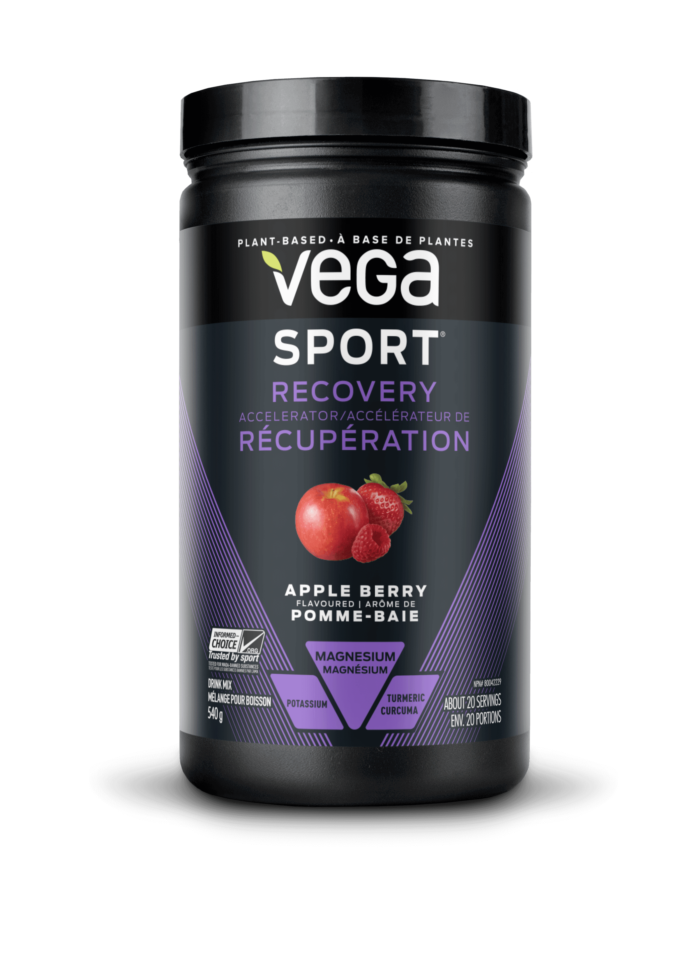 Vega Sport Recovery Accelerator Apple Berry 540g