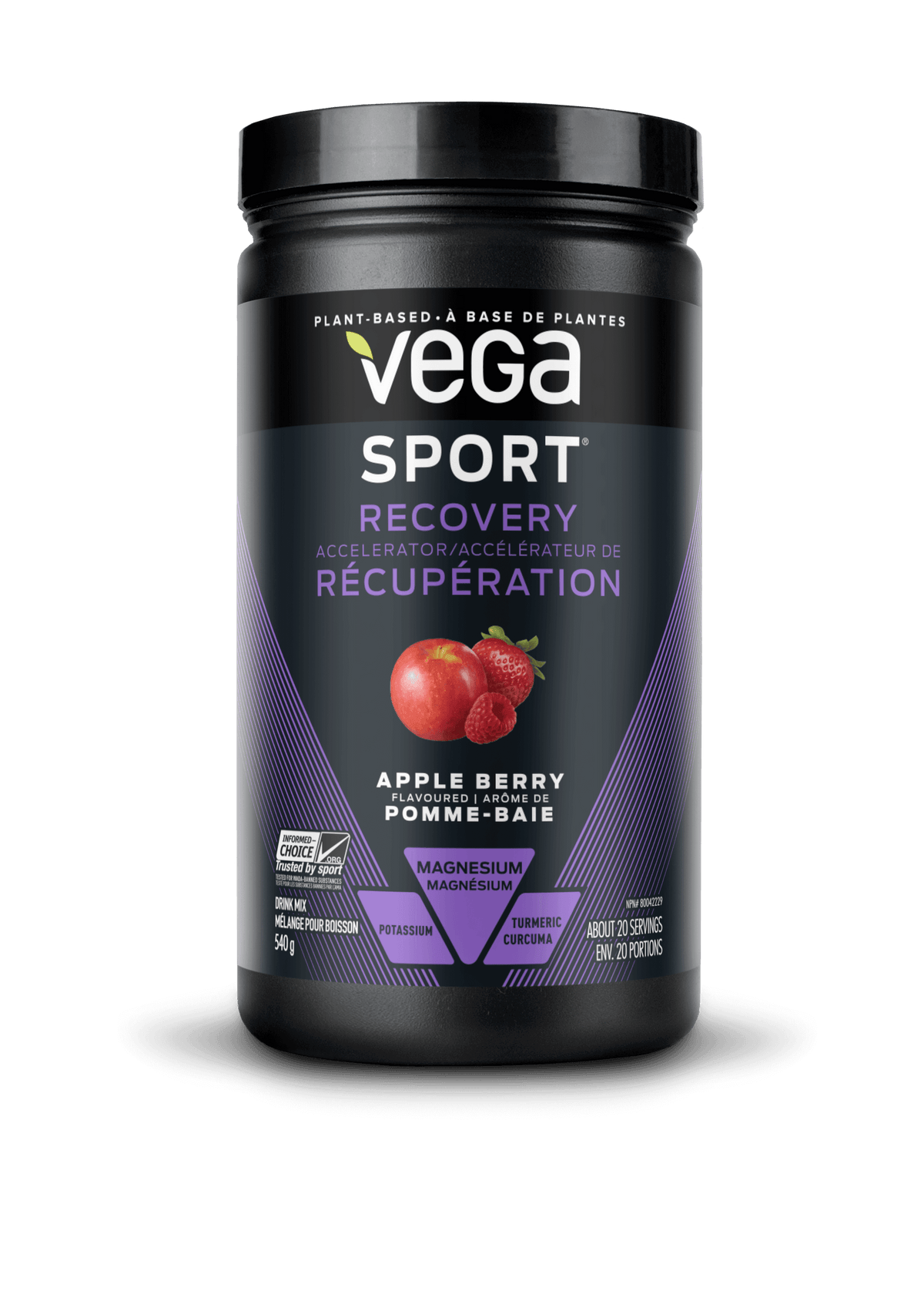 Vega Sport Recovery Accelerator Apple Berry 540g