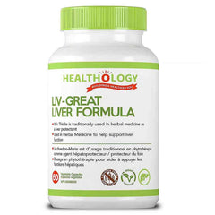 Healthology Liv-Great Liver Formula - 60 Veg Capsules