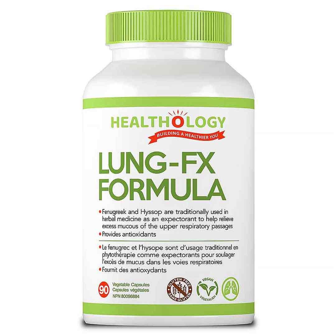 Healthology Lung-FX Formula - 90-Veg Capsules