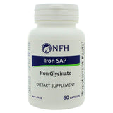 NFH Iron SAP, 60 Capsules - Iron Glycinate for Iron Deficiency & Anemia, Dietary Supplement to Helps Normal Growth & Tissue Formation - Nature's Source Inc