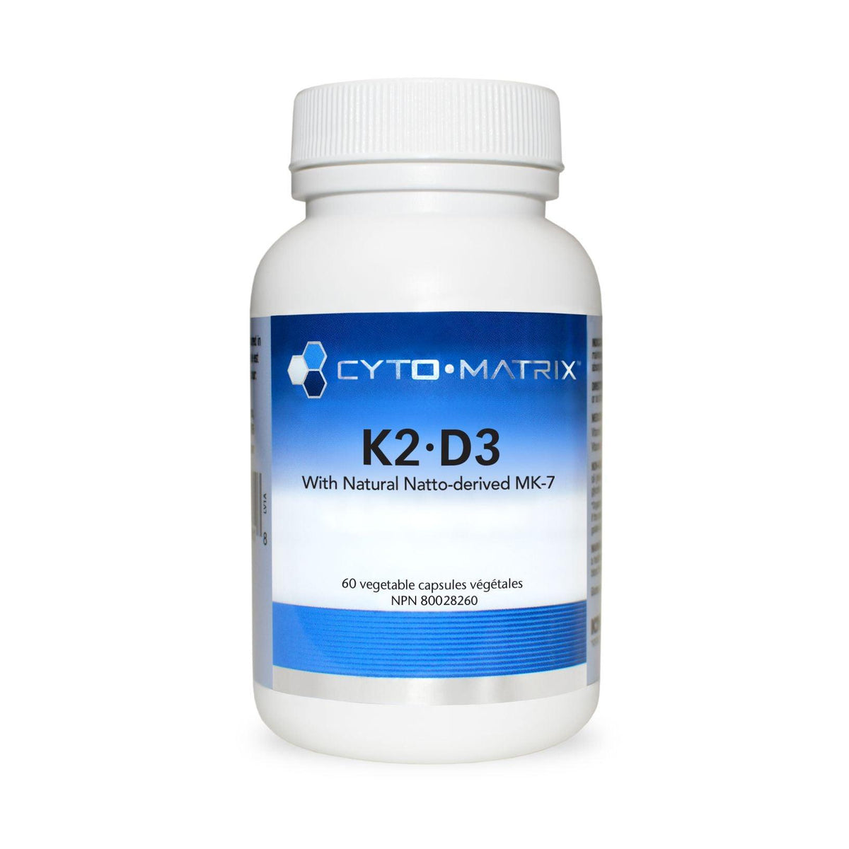 Cyto-Matrix K2 D3, 60 Veg Caps