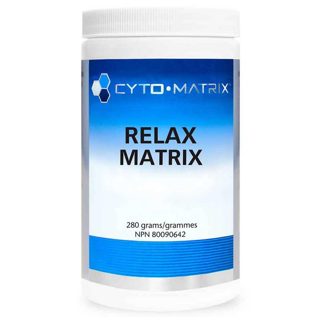 Cyto - Matrix Relax Matrix 280g - Therapeutic Blend to Support Healthy Nervous System, Neurotransmitter Synthesis, Mood & Blood Sugar Regulation - Nature's Source Inc