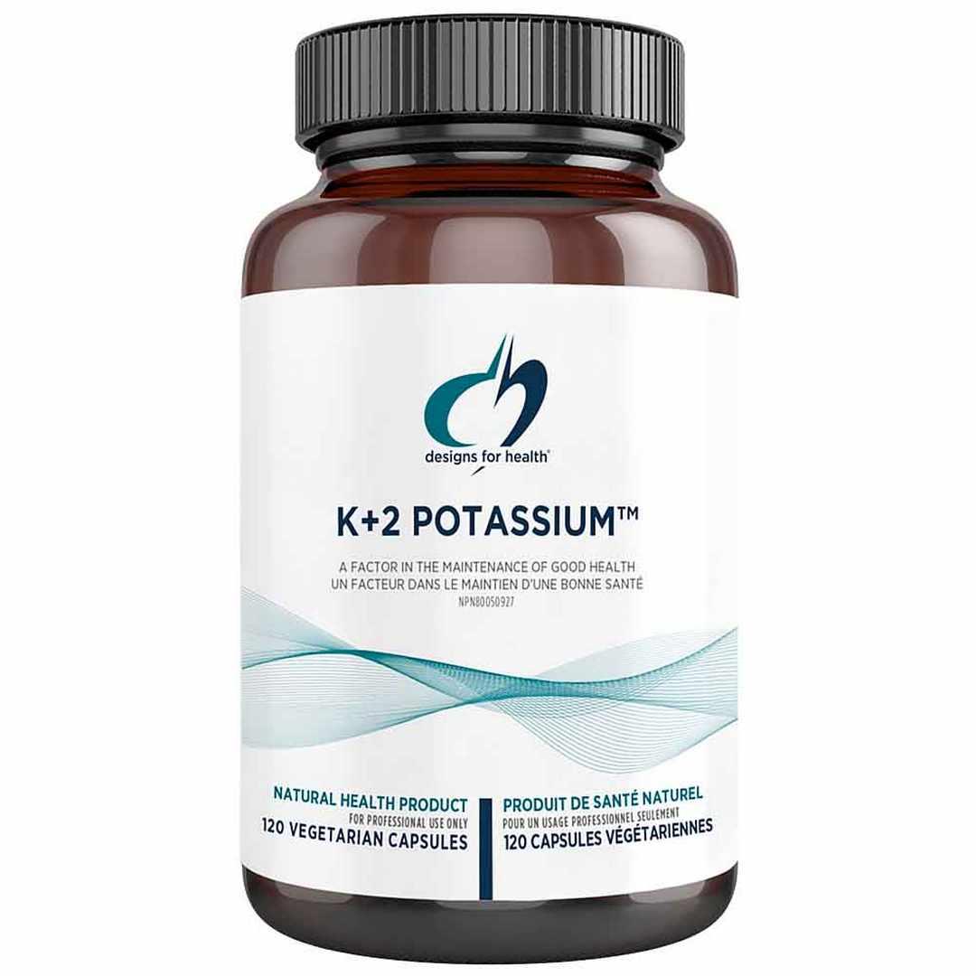 Designs K+2 Potassium 300mg- 120 Veg Capsules