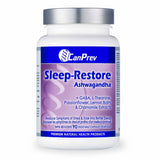 CanPrev Sleep - Restore Ashwagandha 90 Vegan Capsules - Promote Sleep Quality, Reduces Symptoms of Stress And Supports Natural Sleep Cycle, Counteracts Impacts Of Stress Hormones - Nature's Source Inc