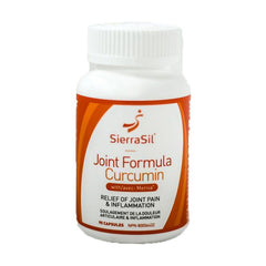 Thumbnail image of product label with text Sierrasil Joint Formula with Curcumin 90c