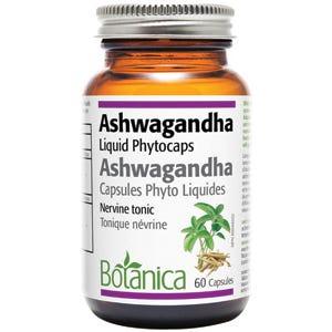 Botanica Ashwagandha Liquid Phytocaps Certified Organic 60c