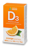 Platinum Naturals Orange Flavor D3 Vitamin Drops - 15ml - Nature's Source Inc