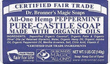 Dr. Bronner's Pure Castile Soap Peppermint 140g - Nature's Source Inc