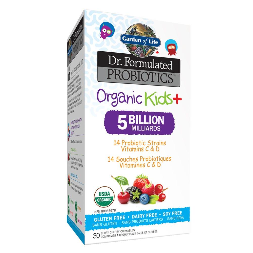 Garden of Life Dr. Formulated Probiotics Organic Kids+ 5 Billion 30 Veg - Caps - Nature's Source Inc