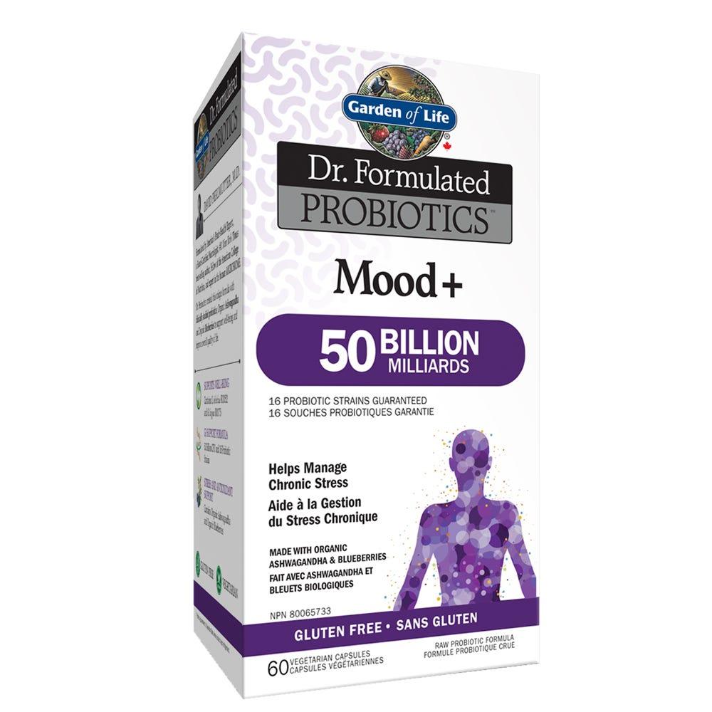 Garden of Life Dr. Formulated Probiotics Mood+ 50 Billion 60 Veg - Caps - Nature's Source Inc