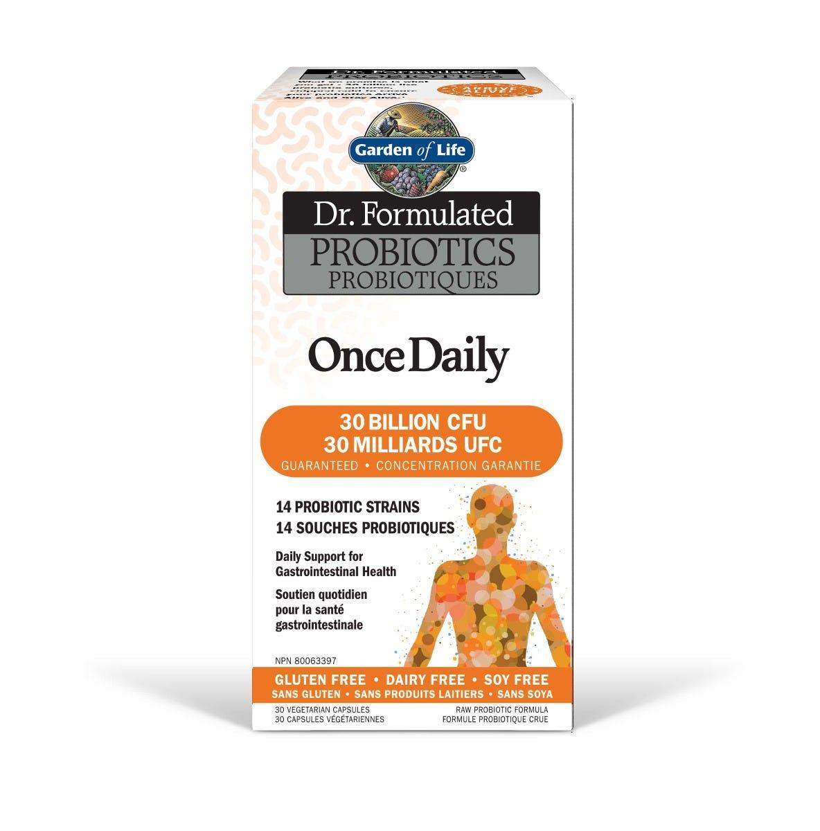 Garden of Life Dr. Formulated Probiotics Once Daily 30Billion 30 Veg - Caps - Nature's Source Inc