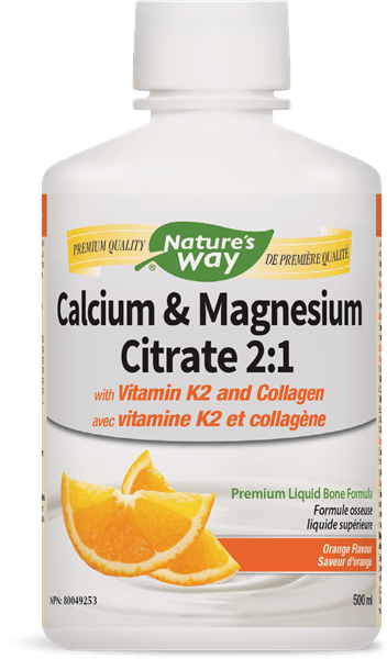 Image showing product of Nature's Way Cal Mag with K2 Orange 500ml