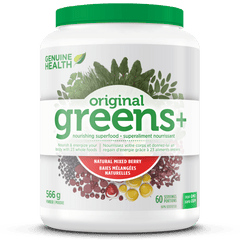 Image showing product of GENUINE HEALTH greens+ mixed berry 566g