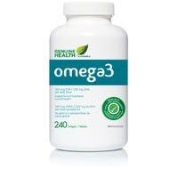 Genuine Health Omega3, 240 Softgels - High Potency Fish Oil Supplement for Healthy Heart, Brain, Skin, Mood, Joints and Gut - Nature's Source Inc