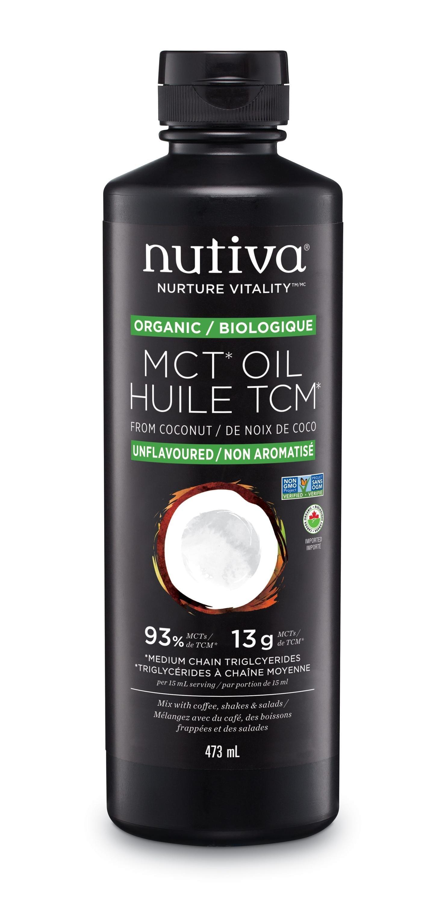 Image showing product of Nutiva Organic Liquid MCT Coconut Oil 473ml