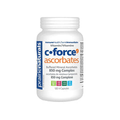 Prairie Naturals Vitamin C-Force9 Ascorbates (850mg) - 120 Veg Capsules