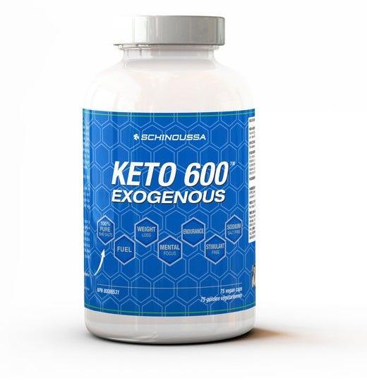 Schinoussa Keto 600 Exogenous, 75 Veg Capsules Online