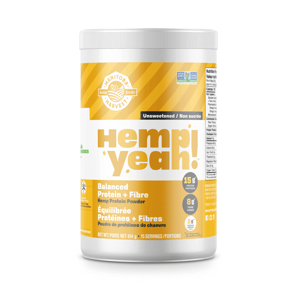 Manitoba Harvest Hemp Yeah Balanced Plant Protein and Fibre - 454g - Nature's Source Inc