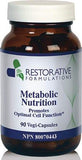 Restorative Formulations Metabolic Nutrition 90 Vegi - Capsules - Nature's Source Inc