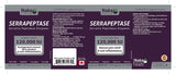 Naka Platinum Serrapeptase 120000 iu 150DR Veg - Caps - Nature's Source Inc
