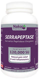 Naka Platinum Serrapeptase 120000 iu 150DR Veg - Caps - Nature's Source Inc