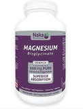 Naka Platinum Magnesium Bisglycinate, 200mg, 300 Vegan Capsules - (260 + 40 FREE) Pure Elemental Magnesium for Superior Absorption, Maintain Proper Muscle Function - Nature's Source Inc