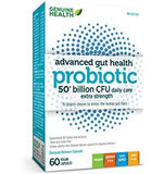 Genuine Health Advanced Gut Health Probiotic 50 Billion 60 Veg Caps - Nature's Source Inc