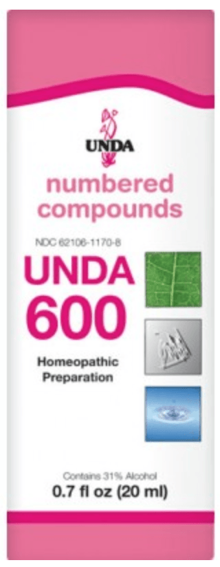 Unda 600 20ml - Nature's Source Inc