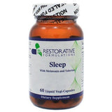 Restorative Formulations Sleep 60 Vegi - Capsules - With Melatonin and Valerian to Calm Mind and Relaxation, Promote Healthy Sleep Cycle - Nature's Source Inc