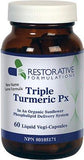 Restorative Formulations Triple Turmeric Px 60 Liquid Vegan Caps - Support Healthy Neurotransmitter Function & Normal Acetylcholine Levels - Nature's Source Inc